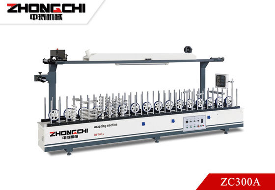 comprare ZC300A macchina per avvolgere profili in legno 5.5Kw linee per avvolgere profili fabbricazione online